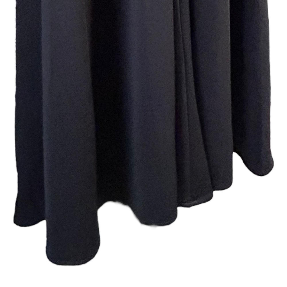 Basix Black Label Floral Sleeve Long Dress Evening Gown Size 2 Classic Black - Picture 12 of 14